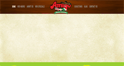 Desktop Screenshot of amigorestaurantonline.com
