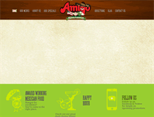 Tablet Screenshot of amigorestaurantonline.com